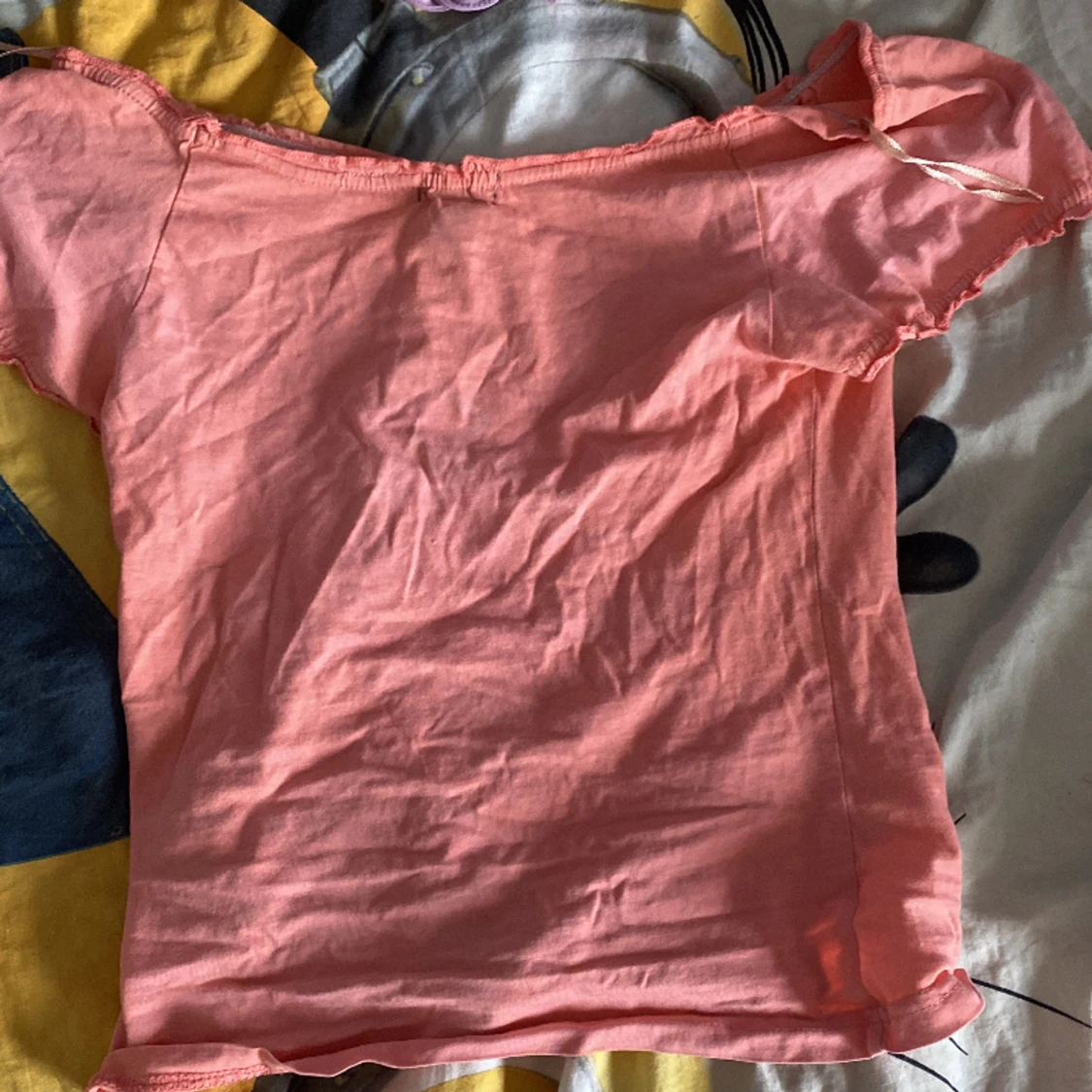 Rosa tröja/blus med tryck - 90