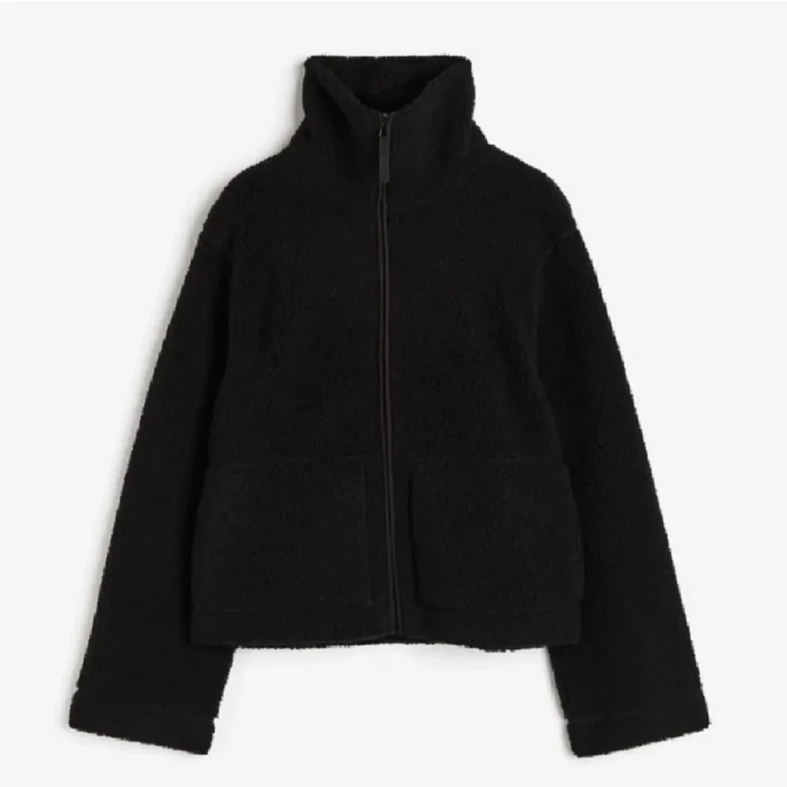 Slutsåld svart Teddyjacka 🤍