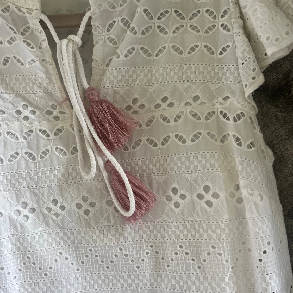 Vit sommarklänning  - 91