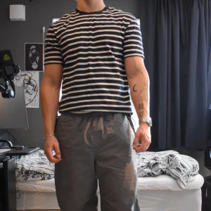 T-shirt - Randig t-shirt från zara. Storlek L. Jag är 185cm 90kg för referens