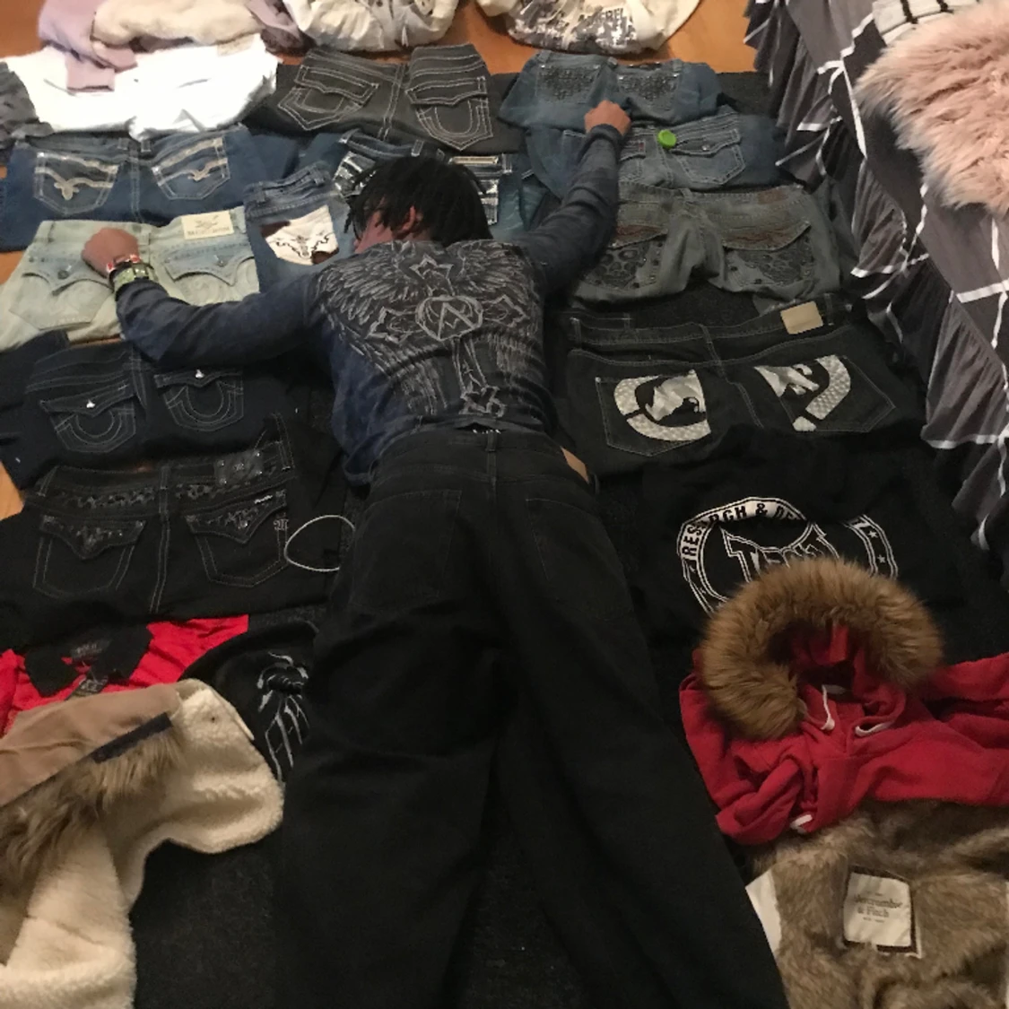 Stor drop med Affliction, True Relegion, Miss Me, Tap Out etc - 91