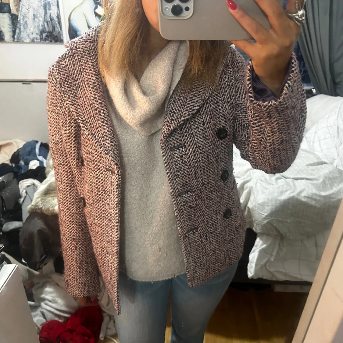 Säljer min fina vår/höst jacka - 91