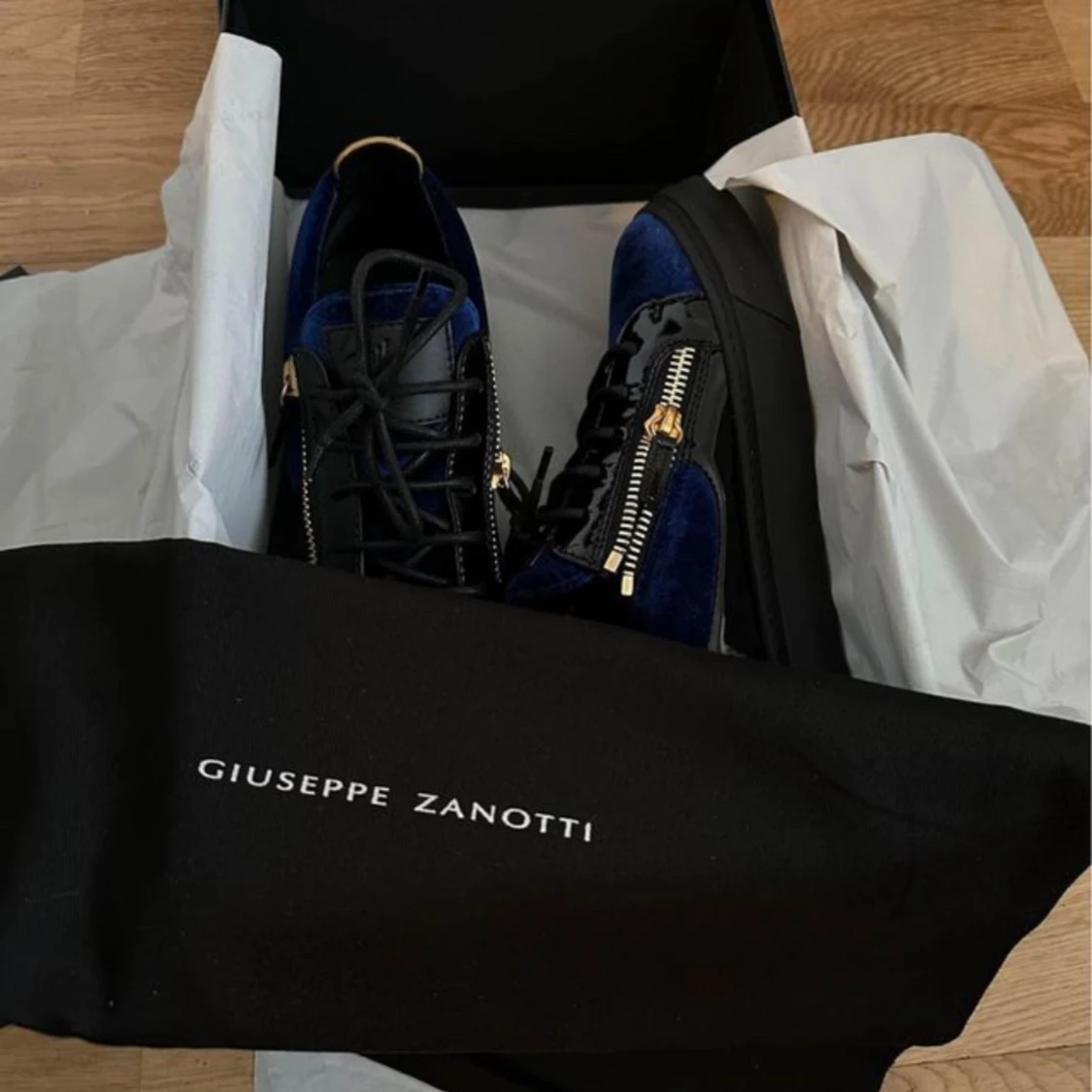 Gisuppe zanotti skor mörkblå - 91