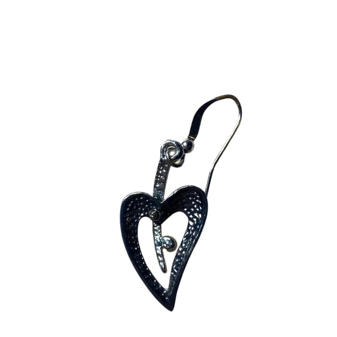 Vintage hjärt örhängen  - 91