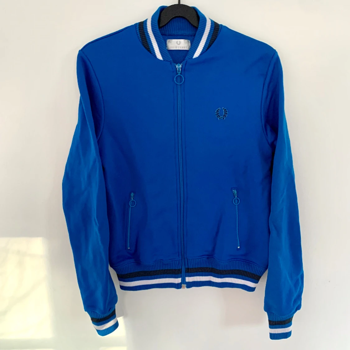 Vintage Fred Perry Blå Jacka
