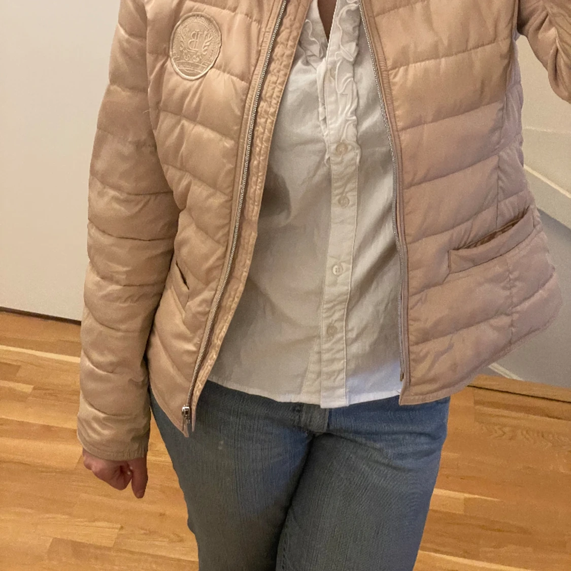 Beige vår jacka  - 91