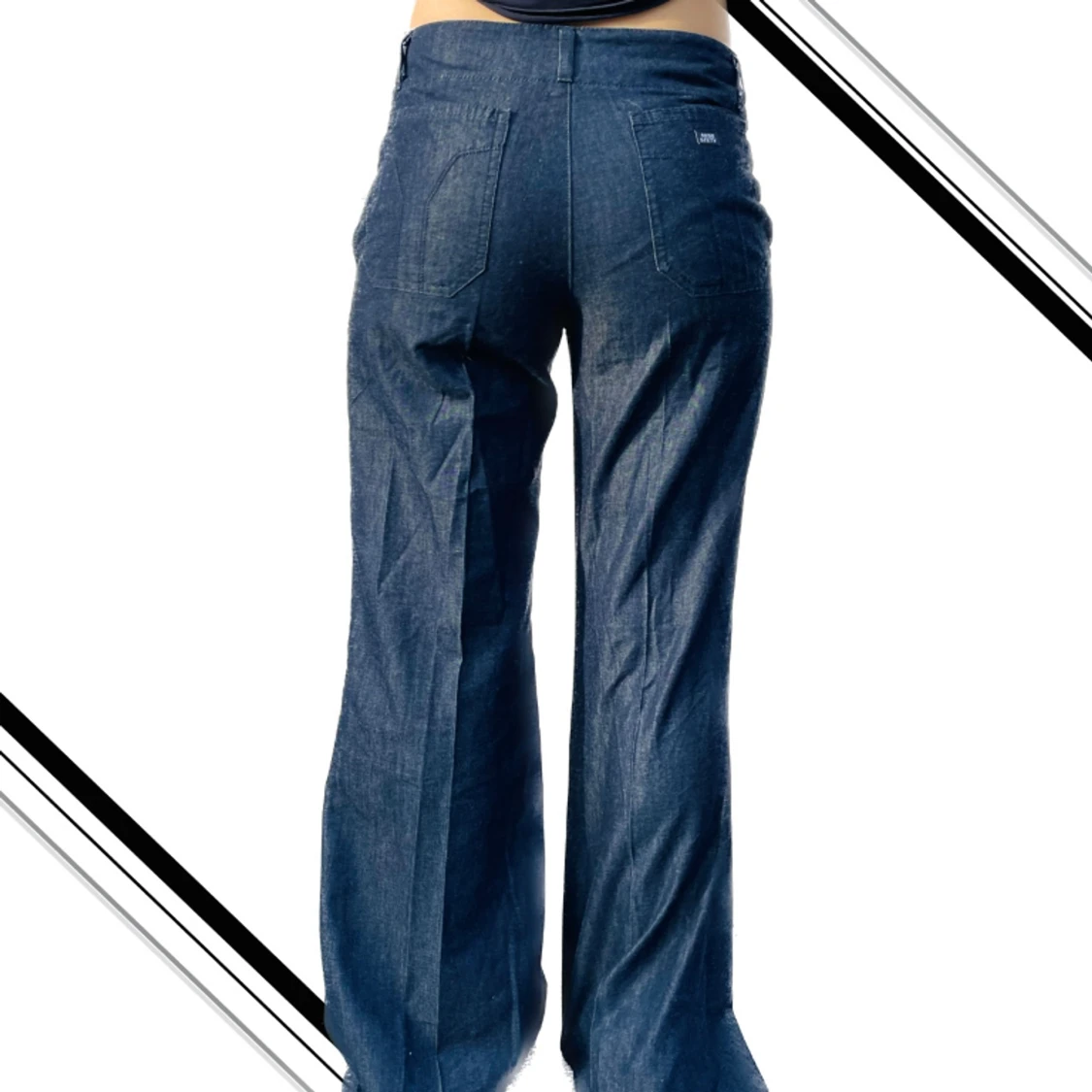 Lowwaist bootcut/Flare tygbyxor  - 90