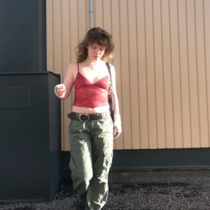 Green cargopants - Så coola cargopants i militärgrön färg