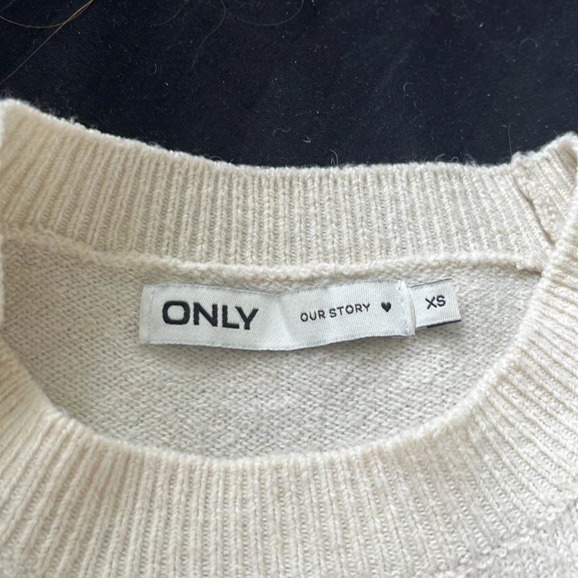 Vit stickad tröja från ONLY - 91