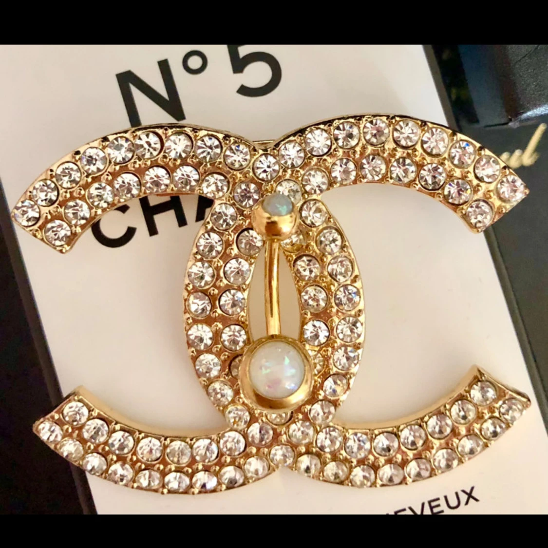 Vackert Navelpiercing Guld Opal