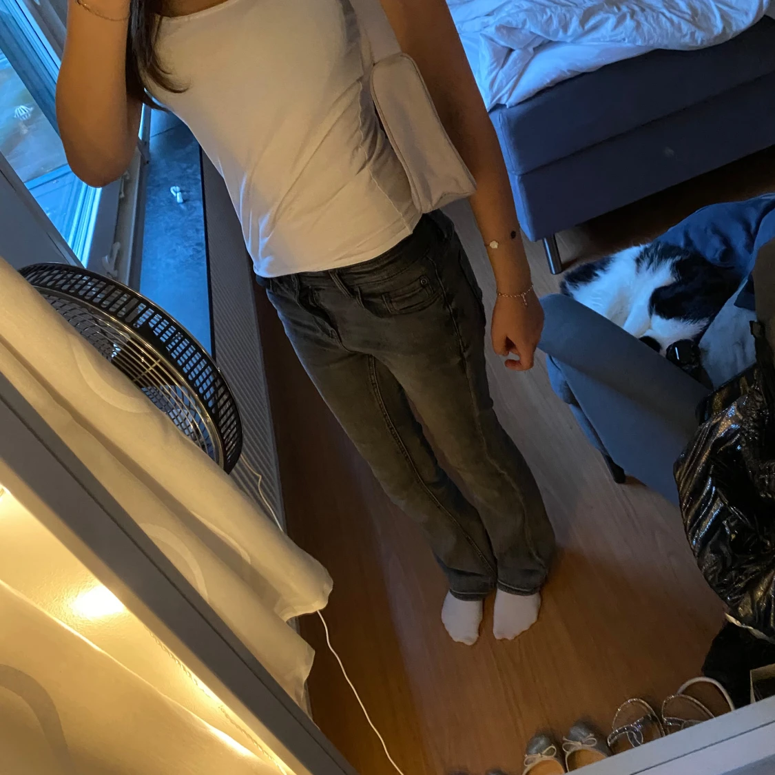 Lila handväska - 90