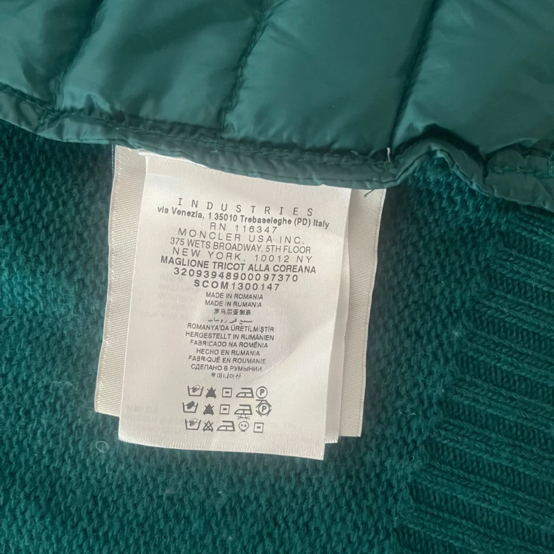 Grön stickad jacka från Moncler - 93