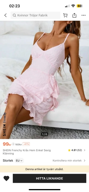 Klänning  - Klänning från shein, aldrig använd 