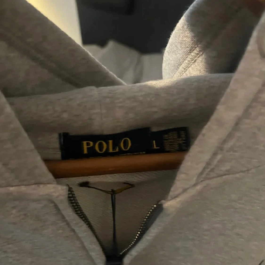 Ralph lauren zip grå - 90