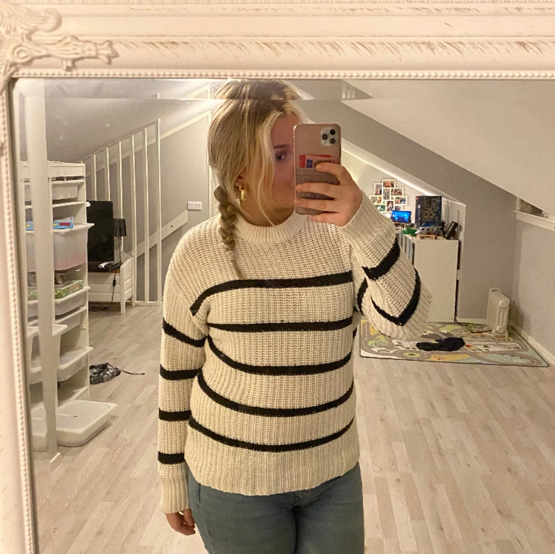 Stickad tröja  - 90