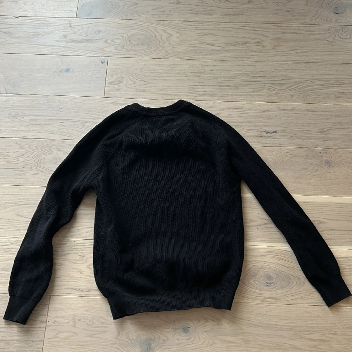 Ribb stickad tröja i bomull får zara - 90