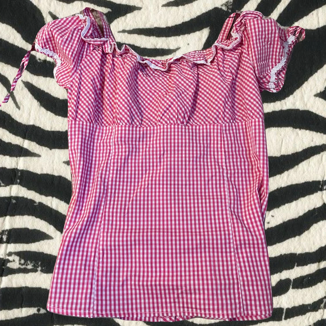 eftertraktad rutig topp - 91