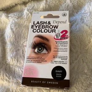 Frans och ögonbrynsfärg - Svart frans och ögonbrynsfärg. Använd 1 gång, från depend. 