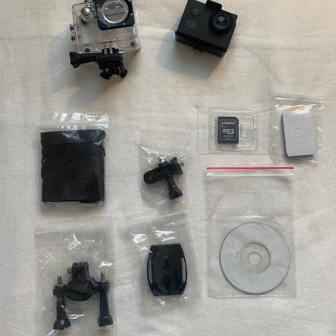 Sports Cam Full HD 1080p/720p - med tillbehör  - 91