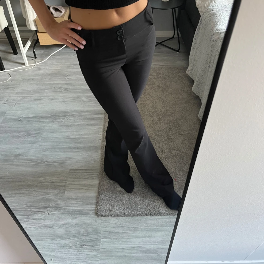 Kostymbyxor med fickor  - 91