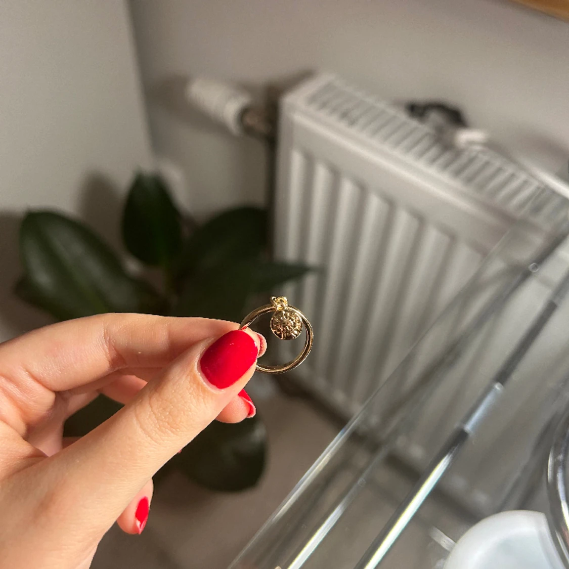 Guldring hängande sol - 91