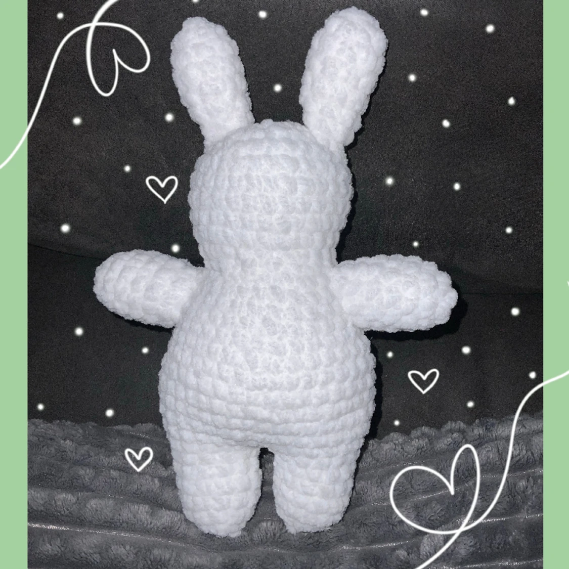 ✿ Mindre virkad kanin ✿ - 90