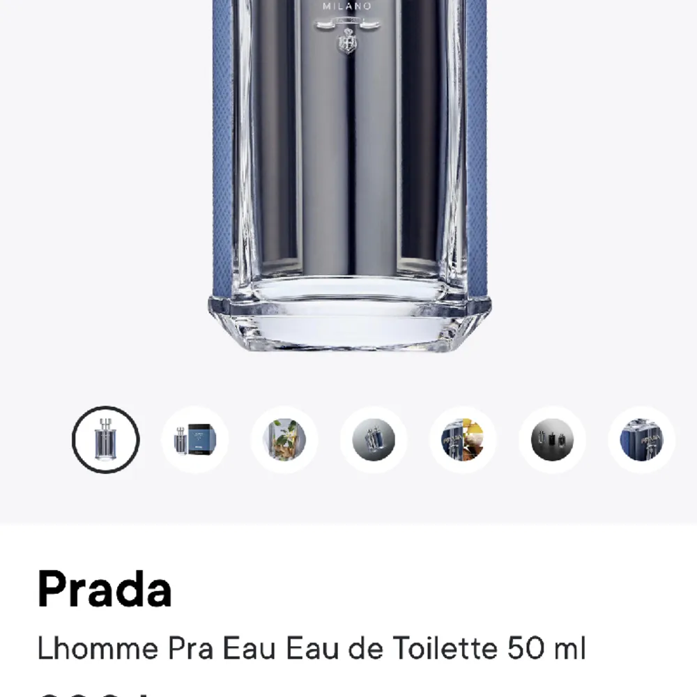 Säljer min Prada parfym 50 ml nästan oanvänd. Tveka inte på frågor//Oliver . Övrigt.