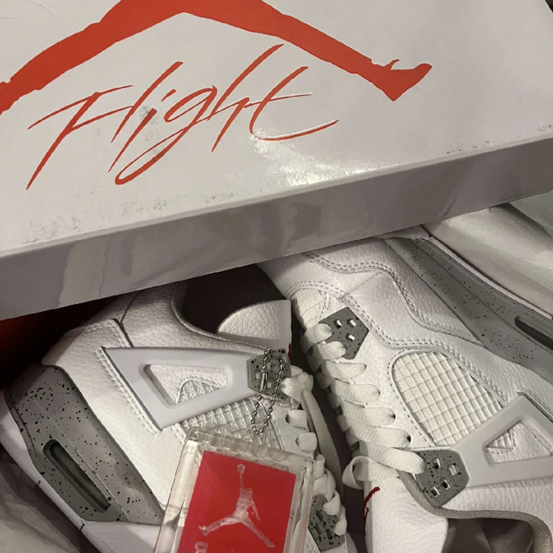 Air Jordan 4 Tech Grey / Oreo White - 90