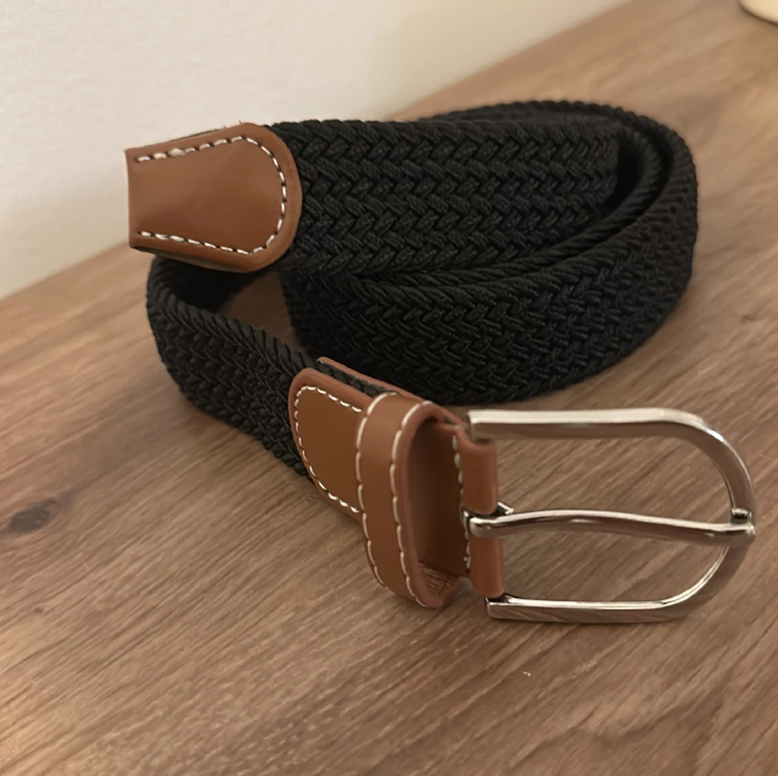 Flätat Grisch bälte - 90