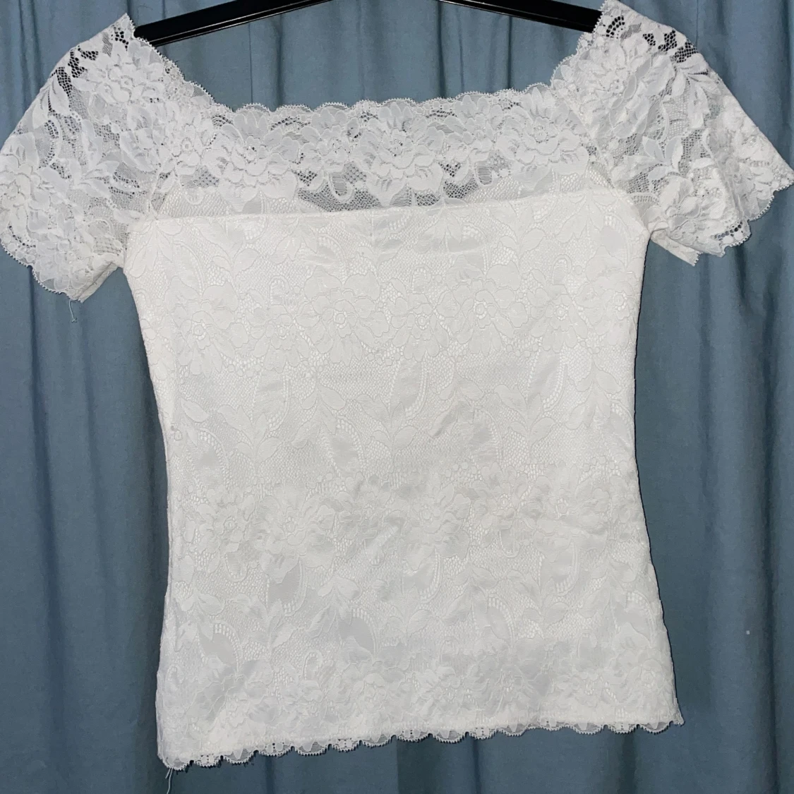 Vit spets tröja  - 92