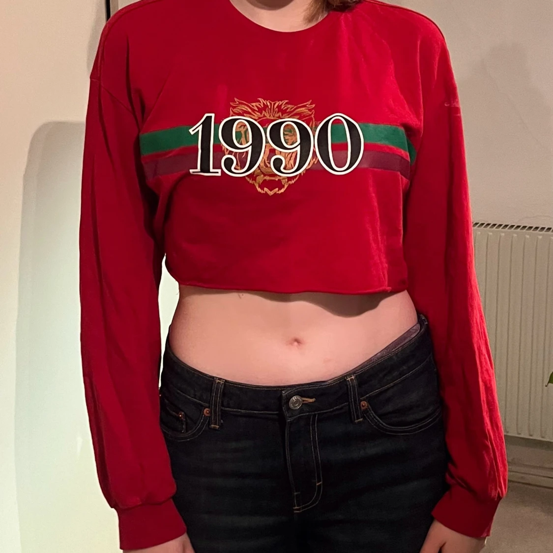 Röd Långärmad  - 92