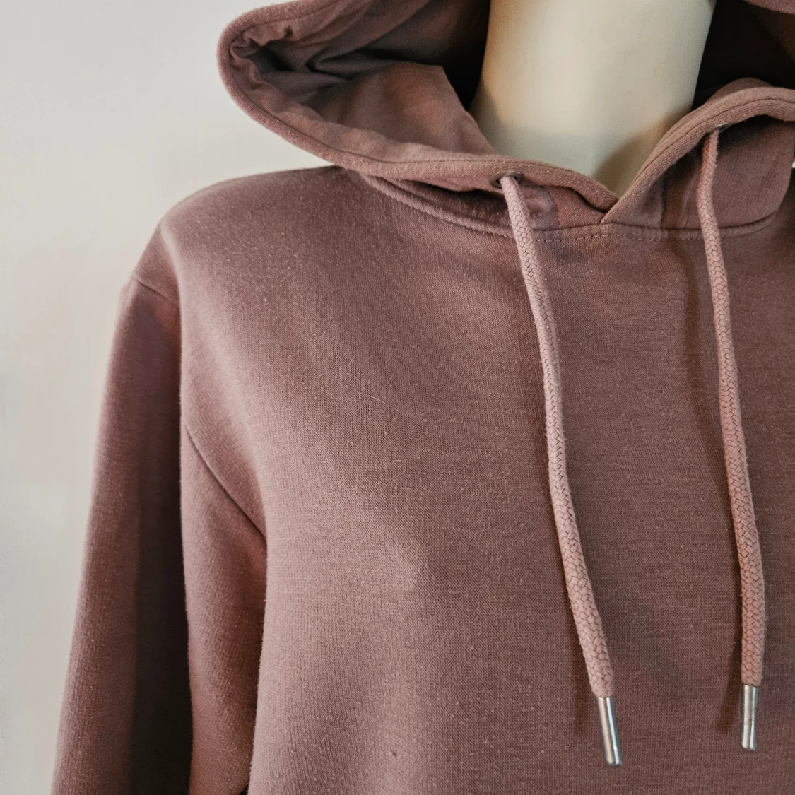 Dimmrosa mjuk hoodie - 90