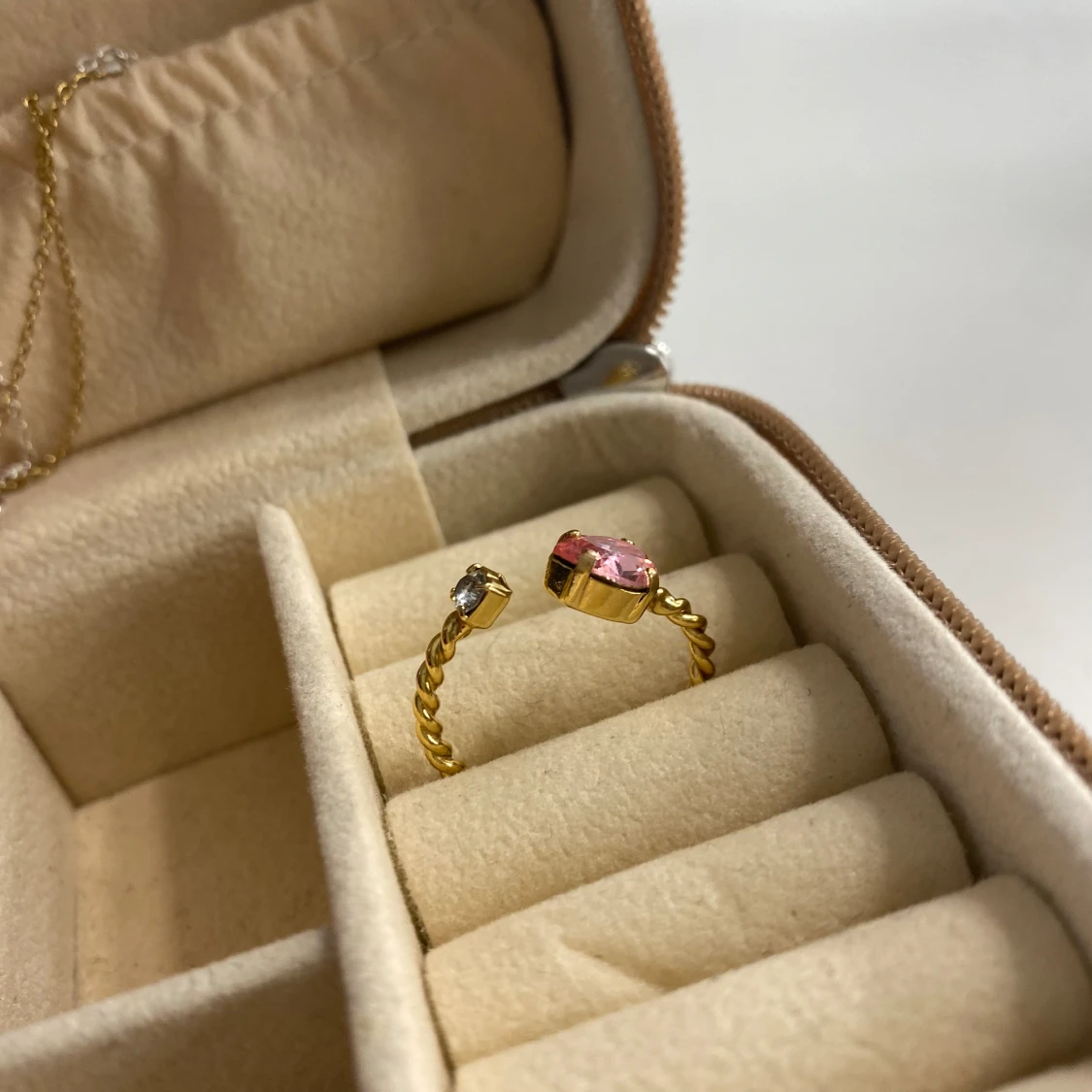 Nani ring/ Rose Peach - 90