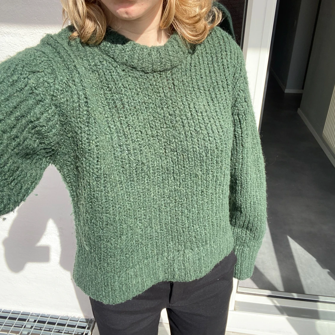 Stickad Weekday Tröja