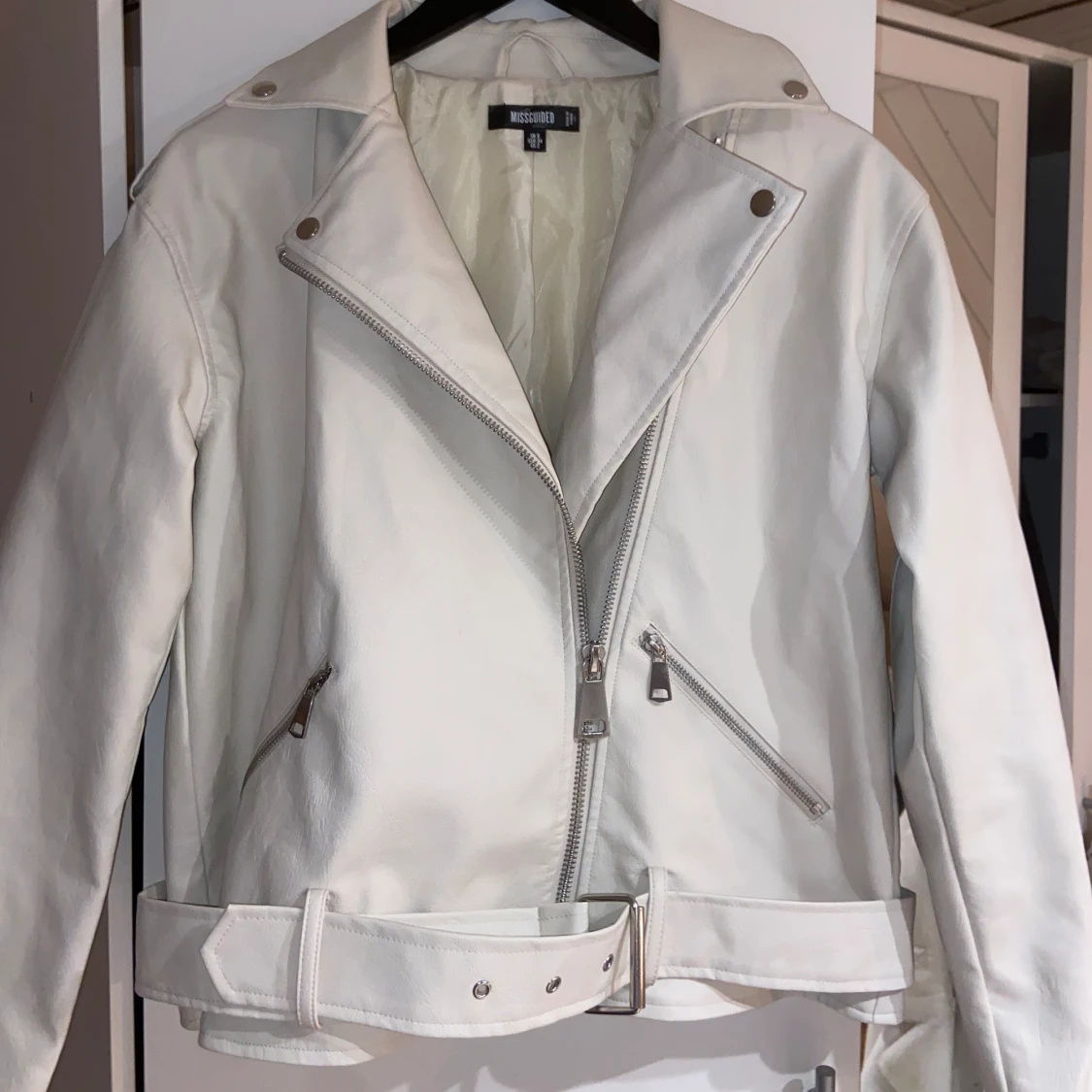 Beige skinnjacka - 91