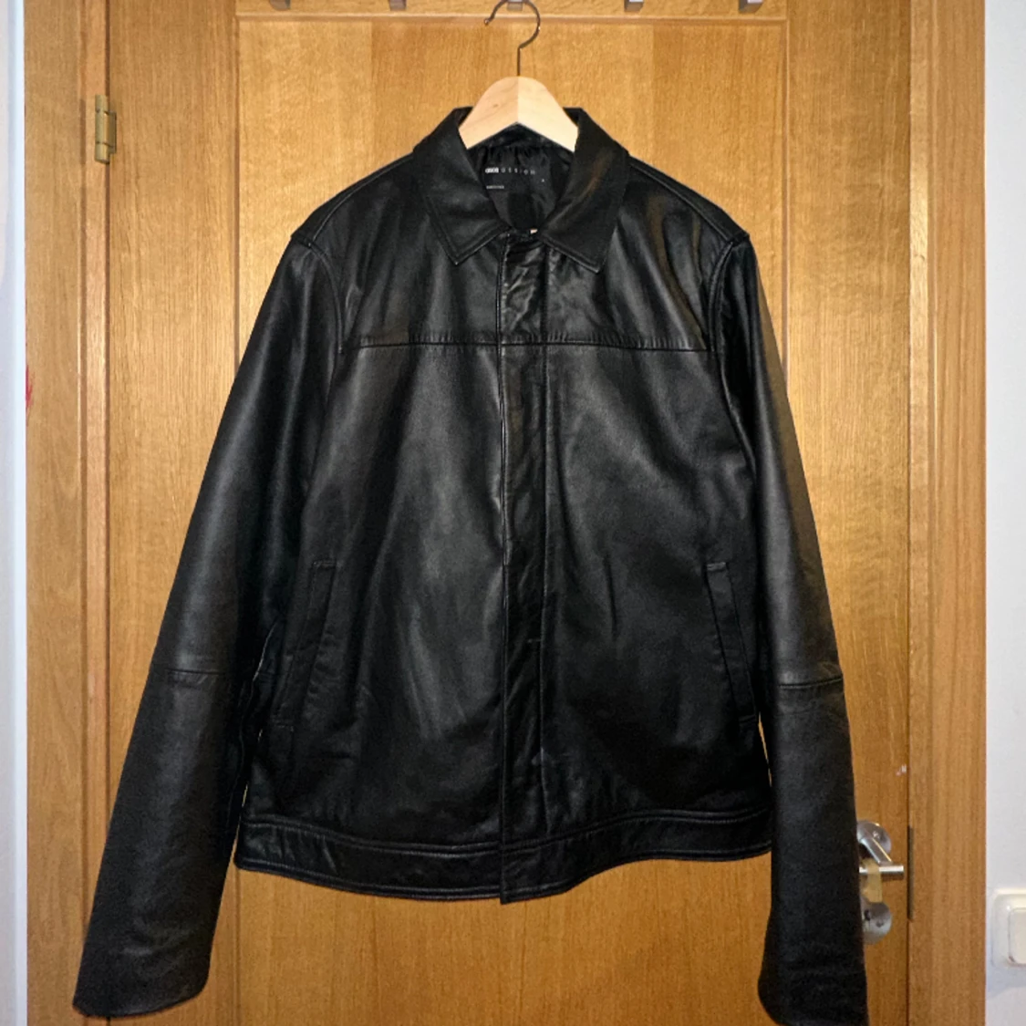 Oversize Läderjacka 