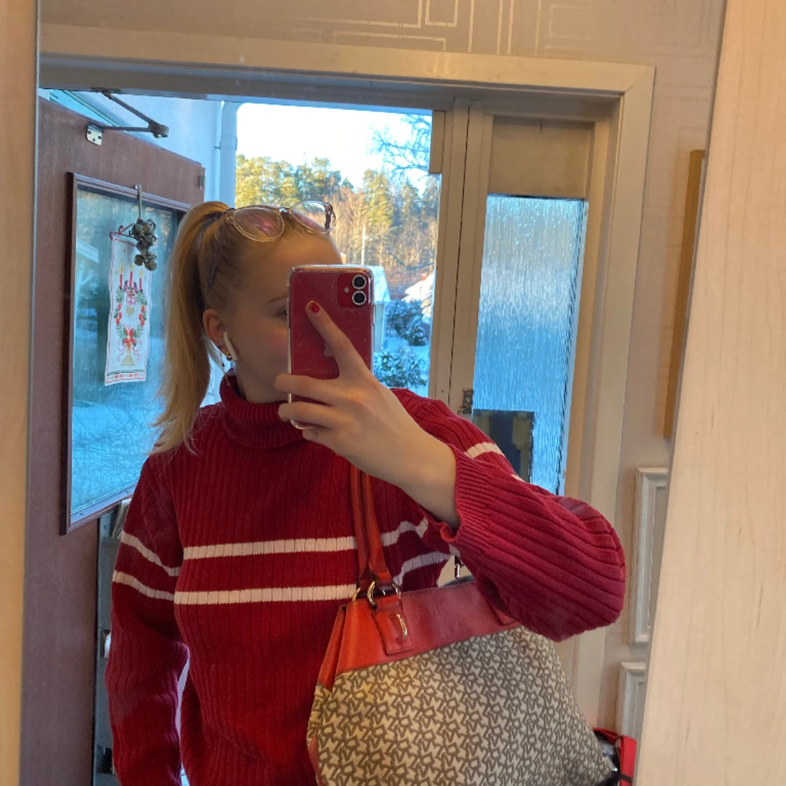 Röd dknyväska - 91