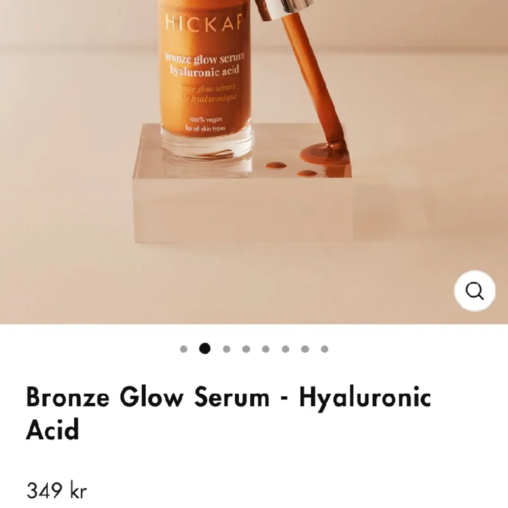 Säljer detta fantastiska bronze glow serumet då det inte kommer till användning, bara testad lite på handen annars inte använd❤️köpt för 349, pris kan diskuteras ❤️. Övrigt.