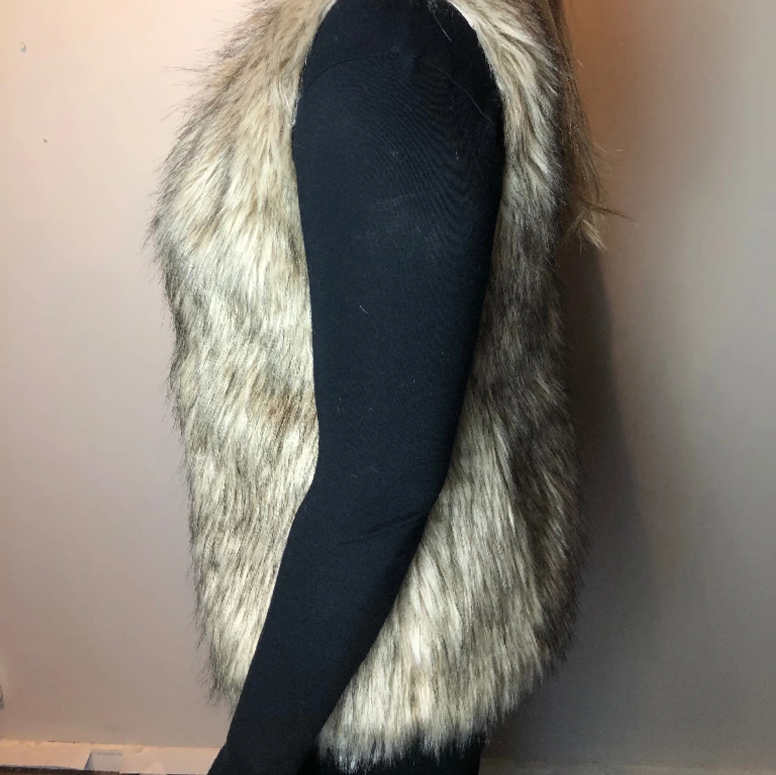 Brun/beige väst - 90