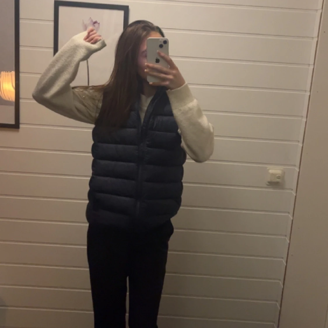 mörkblå väsk - 91