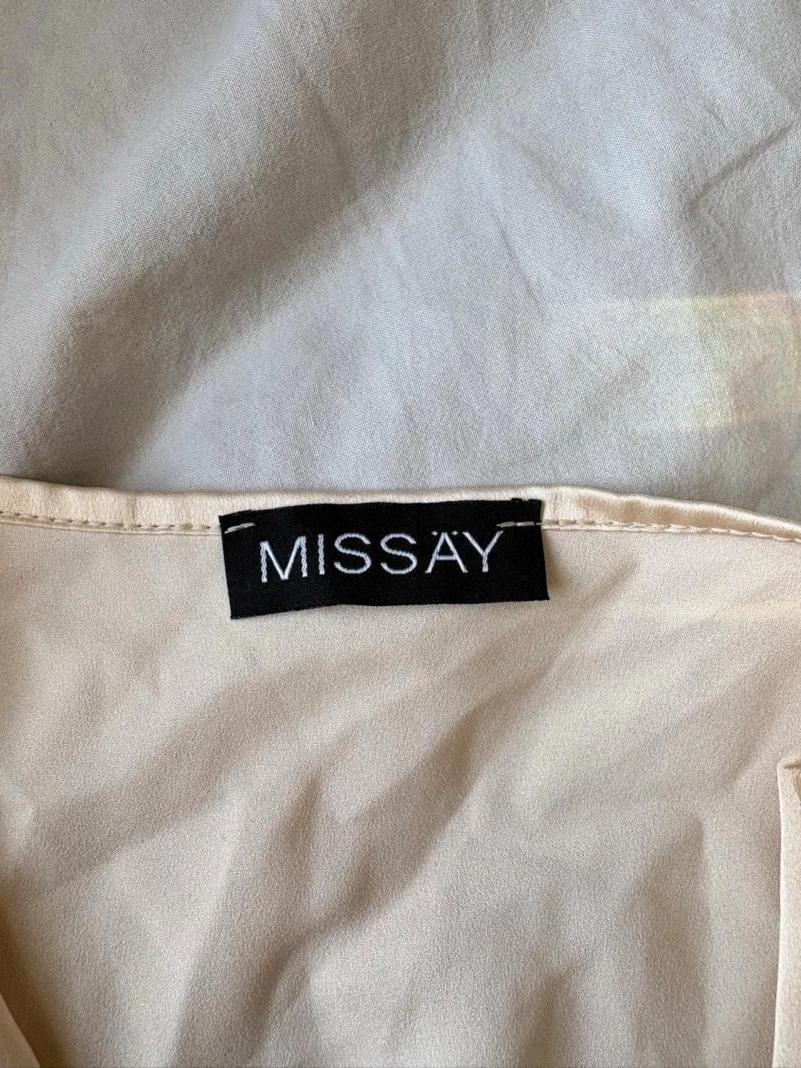 Beige omlottblus från Missay - 4