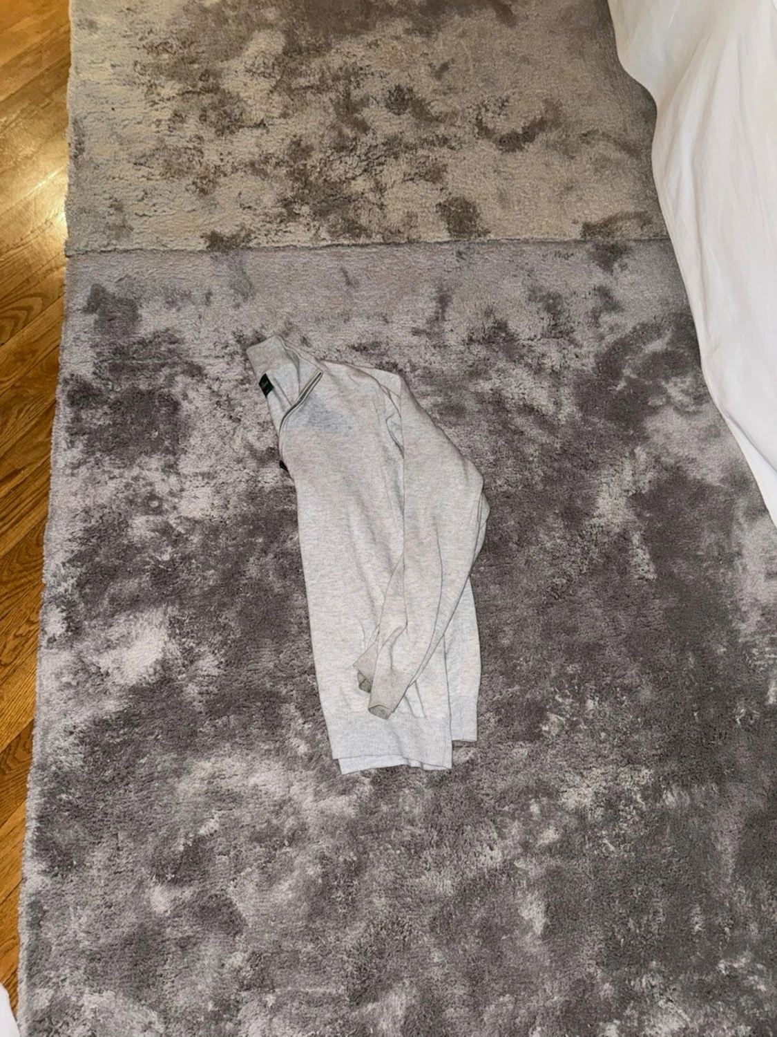 Ljusgrå stickad tröja från Alan Paine - 2