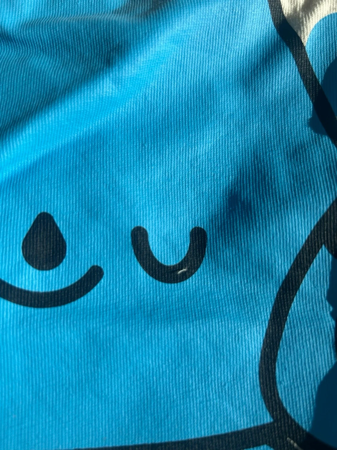 Vit långärmad t-shirt med tryck - 5