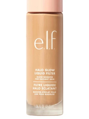 e.l.f. Halo Glow Liquid Filter highlighter - Aldrig använd endast testad på handen. Råka beställa fel färg. I färgen Medium tan