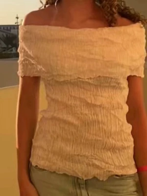 Rosa offshoulder topp  - Super söt rosa offshoulder tröja från Zara ❤️‍🔥❤️‍🔥
