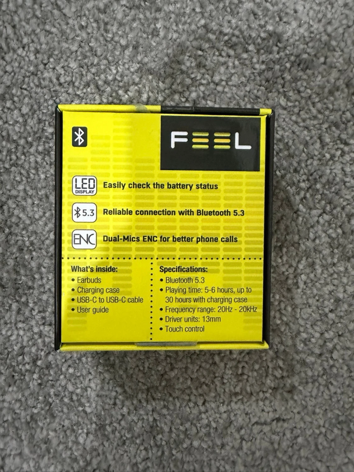 FEEL Air 400 True Wireless hörlurar - 1