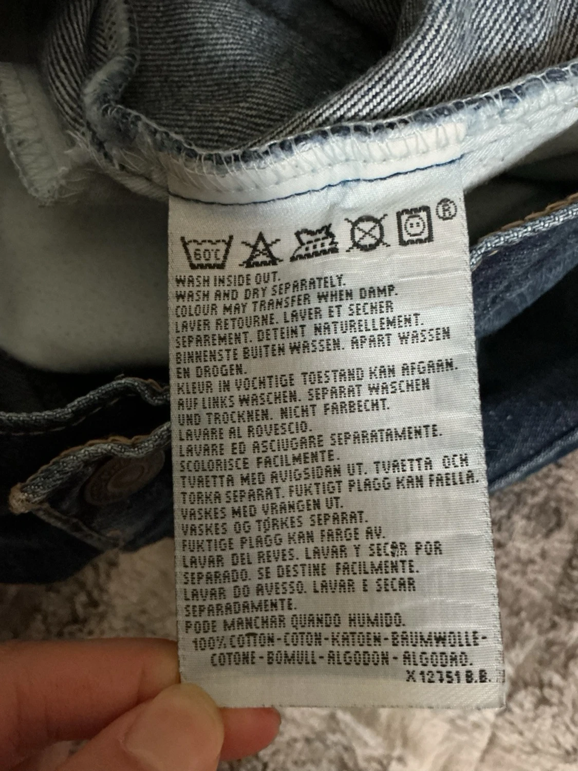 RARE Vintage Y2K LEVI’S 607 Orange Tab – Slim Bootcut – Dark Indigo – 100% Cotton (W32 L32) - 3