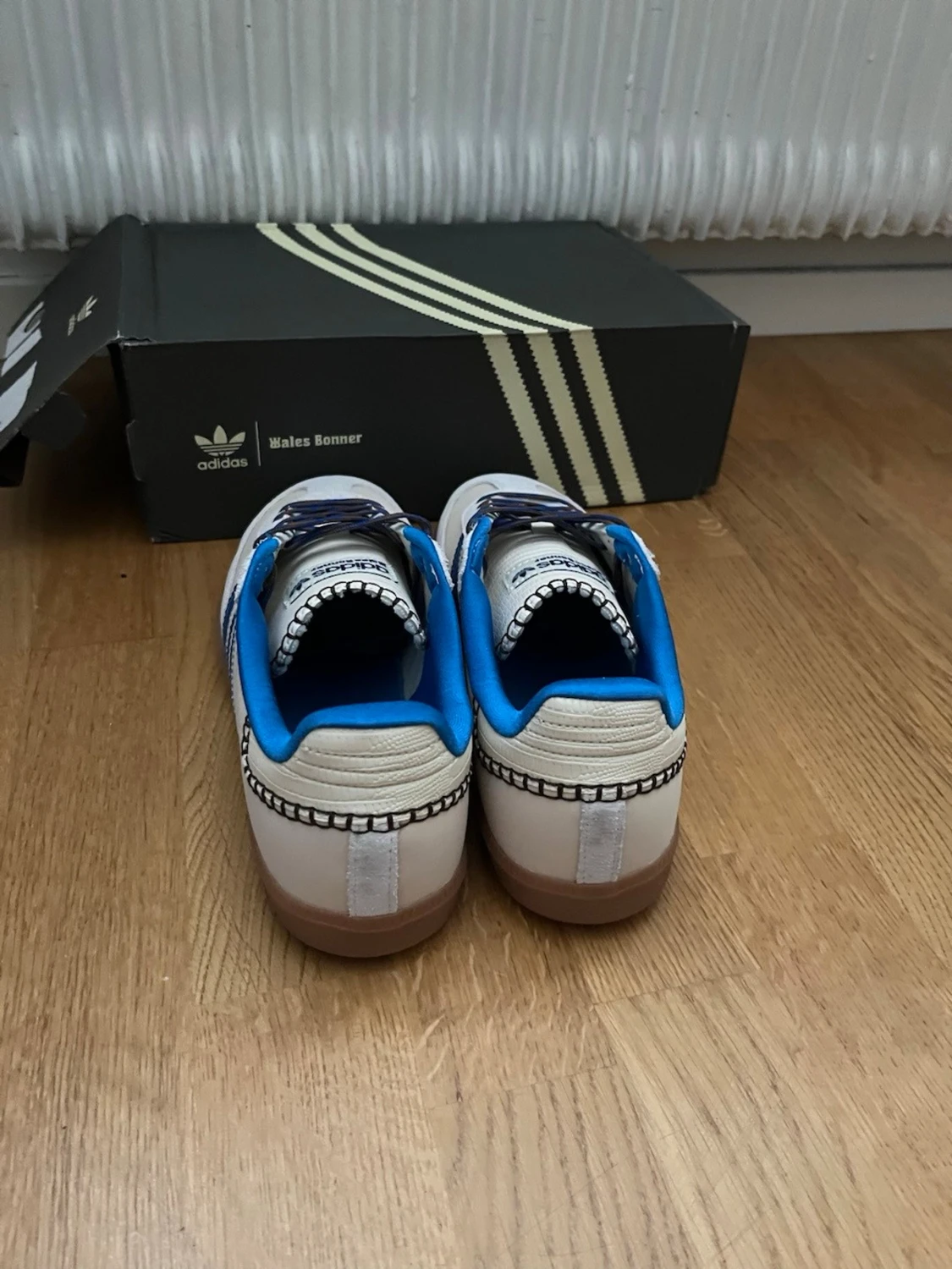 Adidas Wales Bonner sneakers blå/vit - 5