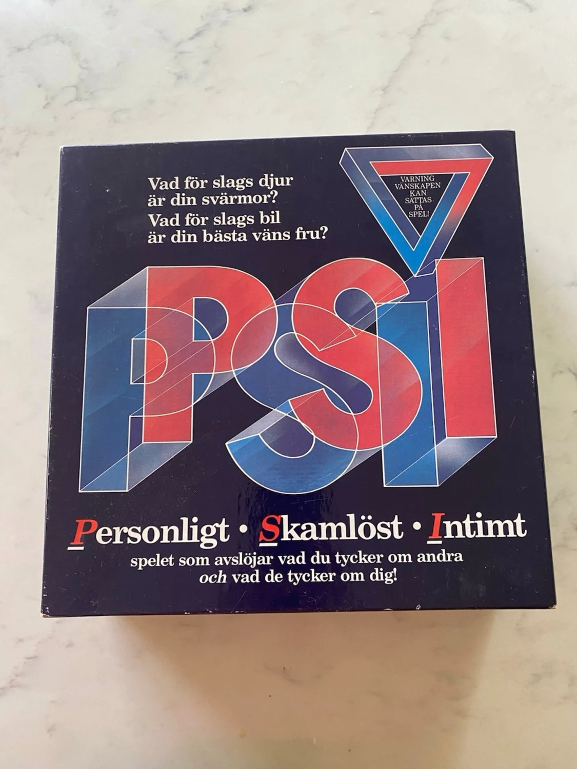 Sällskapsspel PSI Personligt Skamlöst Intimt