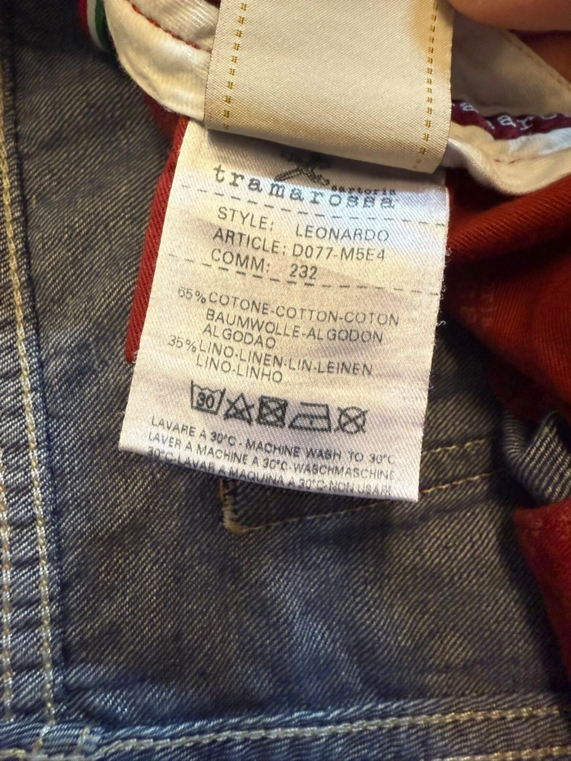 Blå jeans från TRAMAROSSA W32 - 4
